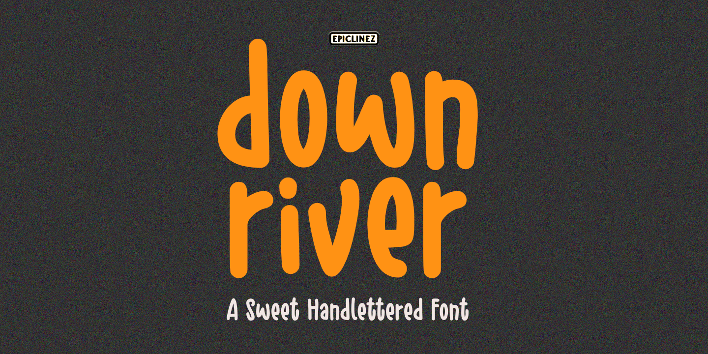 Down River Regular Font preview